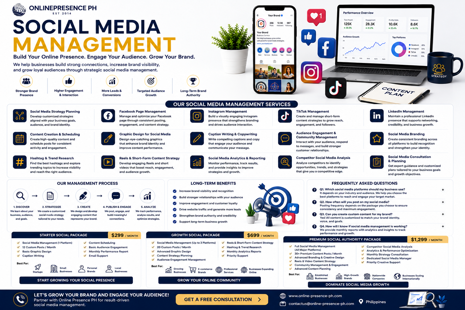 Social Media Management - Online Presence PH